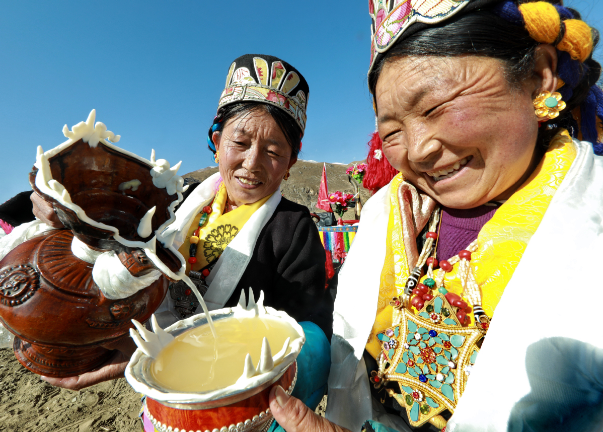 Penduduk Lhasa di Tibet