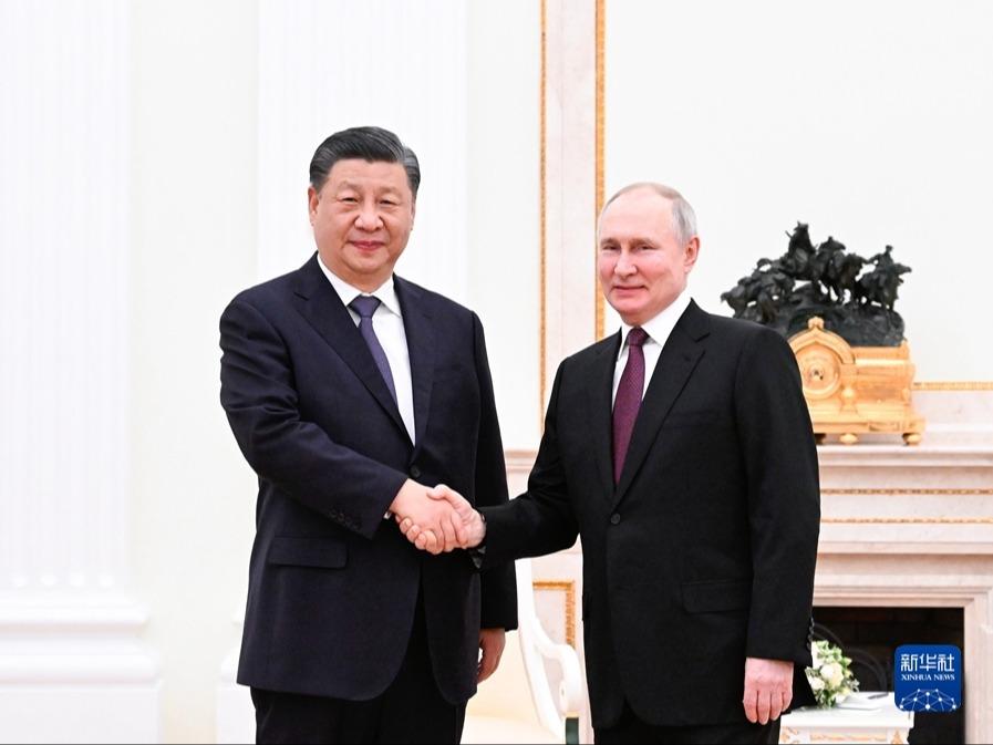 Presiden RRT Xi Jinping diundang untuk bertemu dengan Presiden Rusia Vladimir Putin di Istana Kremlin